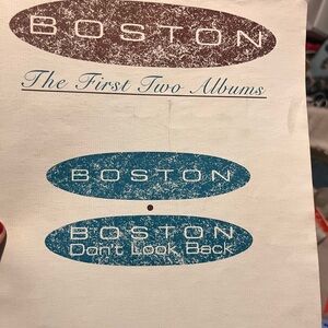 Boston The First two albums, sheet music book.